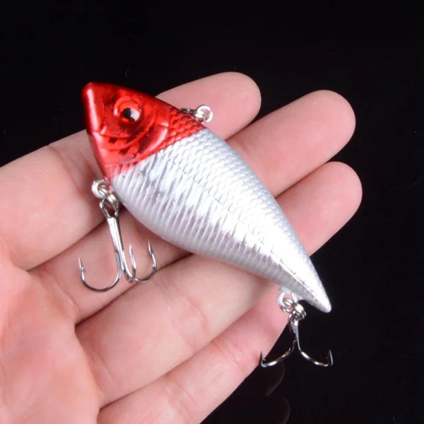 7cm 10.5g Vib Lure Hard Plastic Fish Artificial Bait for Fishing 3D Eyes Swimbait Crankbait Wobblers Fishing Lure