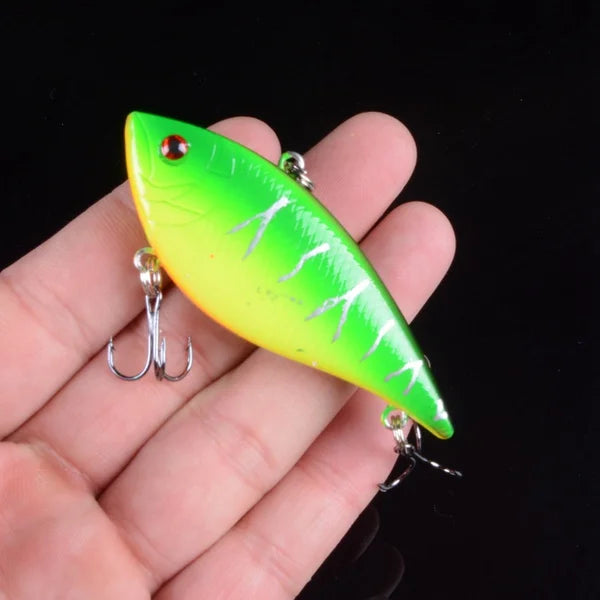 7cm 10.5g Vib Lure Hard Plastic Fish Artificial Bait for Fishing 3D Eyes Swimbait Crankbait Wobblers Fishing Lure