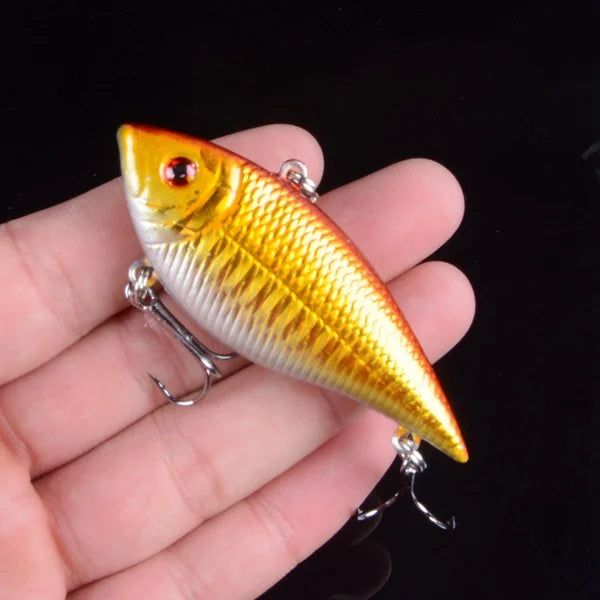 7cm 10.5g Vib Lure Hard Plastic Fish Artificial Bait for Fishing 3D Eyes Swimbait Crankbait Wobblers Fishing Lure