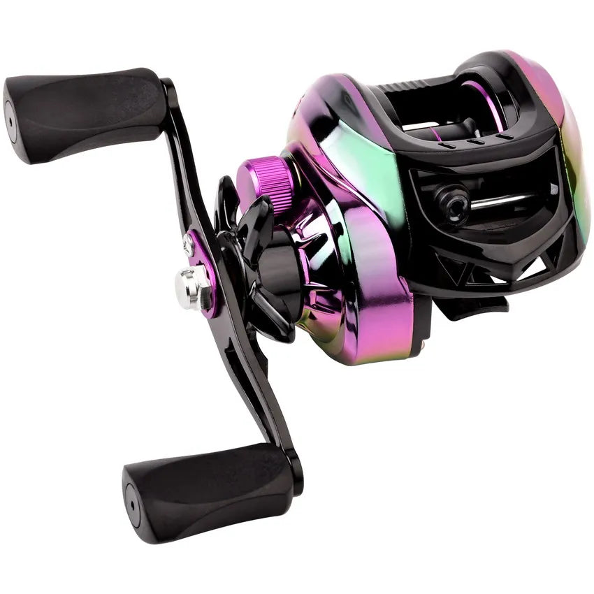 Fishing Baitcasting Reel All Metal Spool 18+1BB 10kg/22LB Max Drag Speed Ratio 7.2:1 Magnetic Metal Casting Pesca Fishing Reels