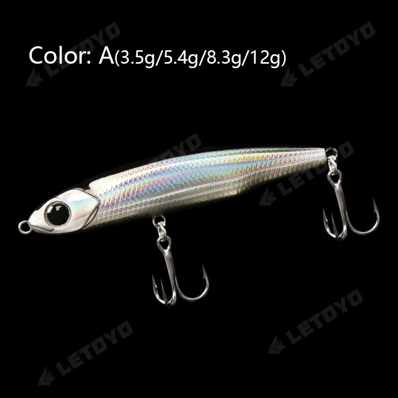 LETOYO Sinking Pencil 12g-3.5g Artificial bait hard baits trout bass lures Wobblers for Pike fishing lure spinning stickbait