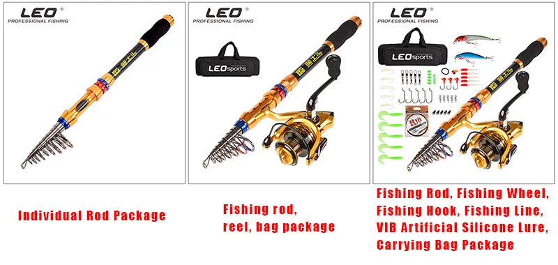 1.8-3.6m Feeder Sea Pole Combo Carbon Telescopic Spinning Fishing Rod Reel Set Short Travel Pole Combo Baitcasting Rod Full Set