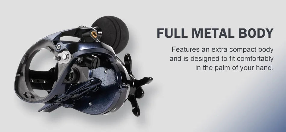 Noeby New Inshore Baitcasting Fishing Reel Full Metal Body 25kg Max Drag 6.31 Rear Ratio Big Game Saltwater Fishing Reels