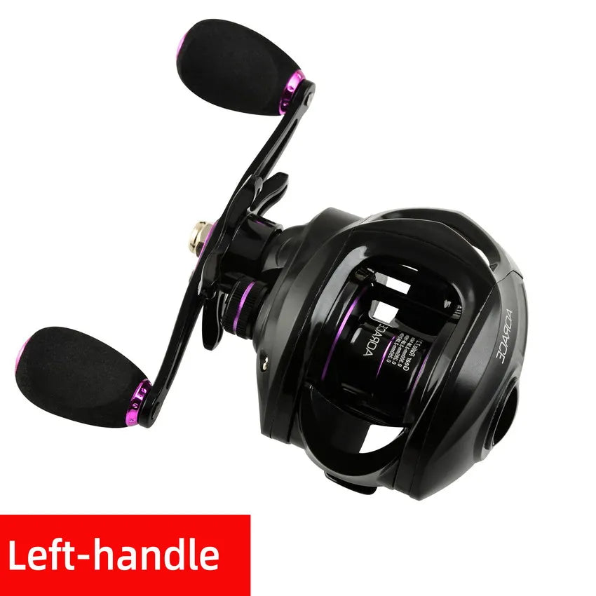 Fishing Baitcasting Reel All Metal Spool 18+1BB 10kg/22LB Max Drag Speed Ratio 7.2:1 Magnetic Metal Casting Pesca Fishing Reels