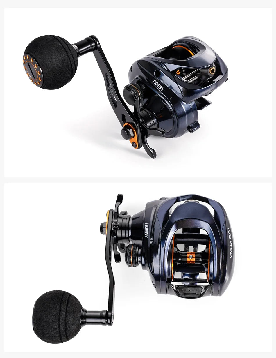 Noeby New Inshore Baitcasting Fishing Reel Full Metal Body 25kg Max Drag 6.31 Rear Ratio Big Game Saltwater Fishing Reels