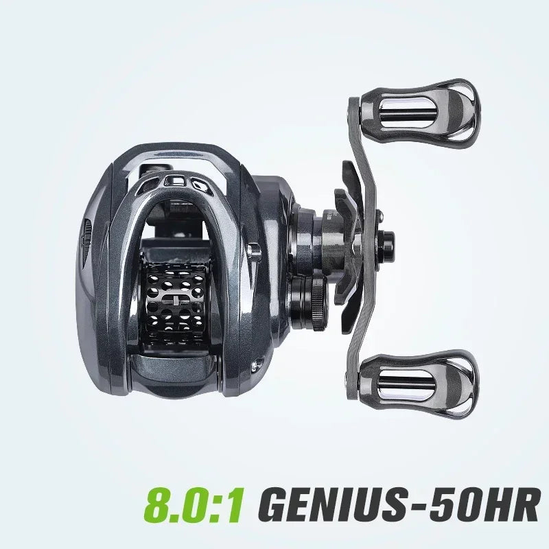 TSURINOYA 135g Ultra light Baitcasting Fishing Reel GENIUS 50H ELF 50 6.5g Spool 6.4:1 8:1 Bait Finesse Light Game Casting Reel