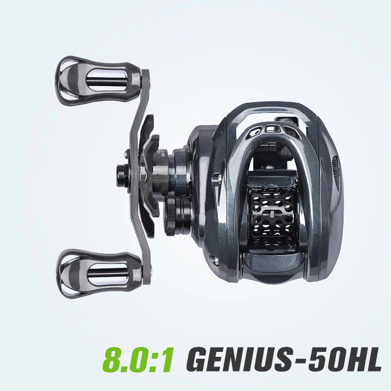 TSURINOYA 135g Ultra light Baitcasting Fishing Reel GENIUS 50H ELF 50 6.5g Spool 6.4:1 8:1 Bait Finesse Light Game Casting Reel