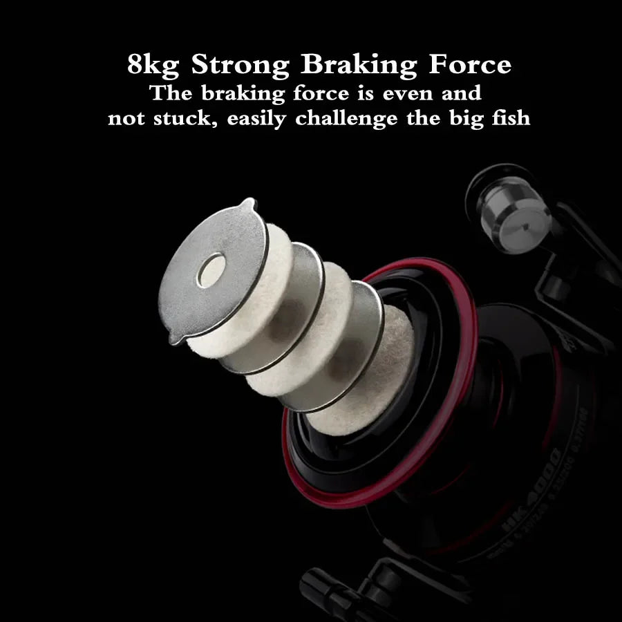 New Max Drag 30KG Right/left Inter-Changeable Handle Spool Fishing Reel Gear 5.2:1 Ratio High Speed Spinning Reel Casting Reel