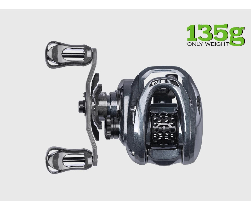 TSURINOYA 135g Ultra light Baitcasting Fishing Reel GENIUS 50H ELF 50 6.5g Spool 6.4:1 8:1 Bait Finesse Light Game Casting Reel