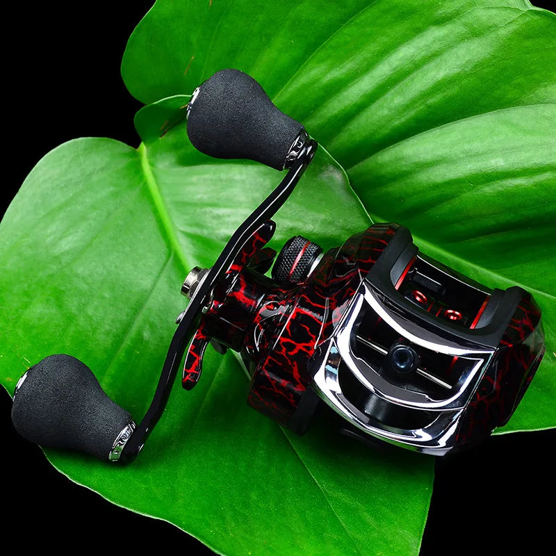 New JAPAN 18+1BB Dual Brake System Baitcasting Reel 8KG Max Drag 7.1:1 High Speed Fishing Reel for Carp Bass(Give Gifts)