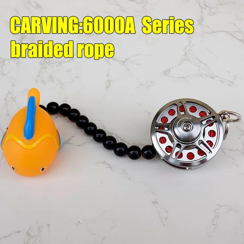 Portable fish lock 10 Snaps CNC carving Steel Live Fish Stringer Lock Buckle with Reel Best Fish Grip Quality Fishing Tackle