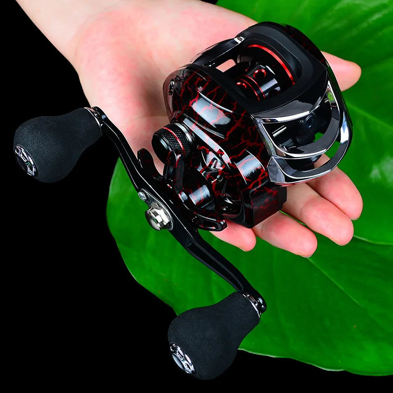 New JAPAN 18+1BB Dual Brake System Baitcasting Reel 8KG Max Drag 7.1:1 High Speed Fishing Reel for Carp Bass(Give Gifts)